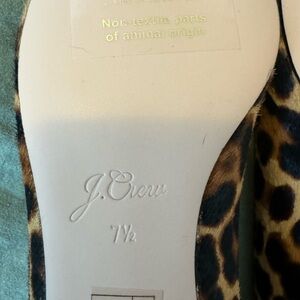 Jcrew cheetah flats